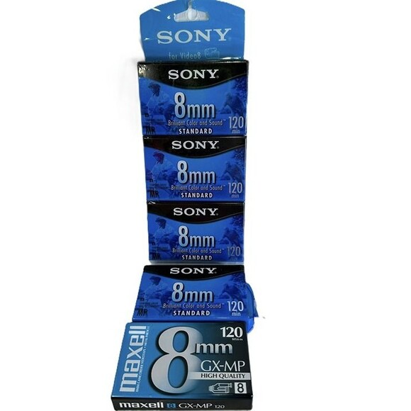 Vintage Blank Video8 / 8mm Tapes – Hard to Find Sealed Lot! - Picture 1 of 3